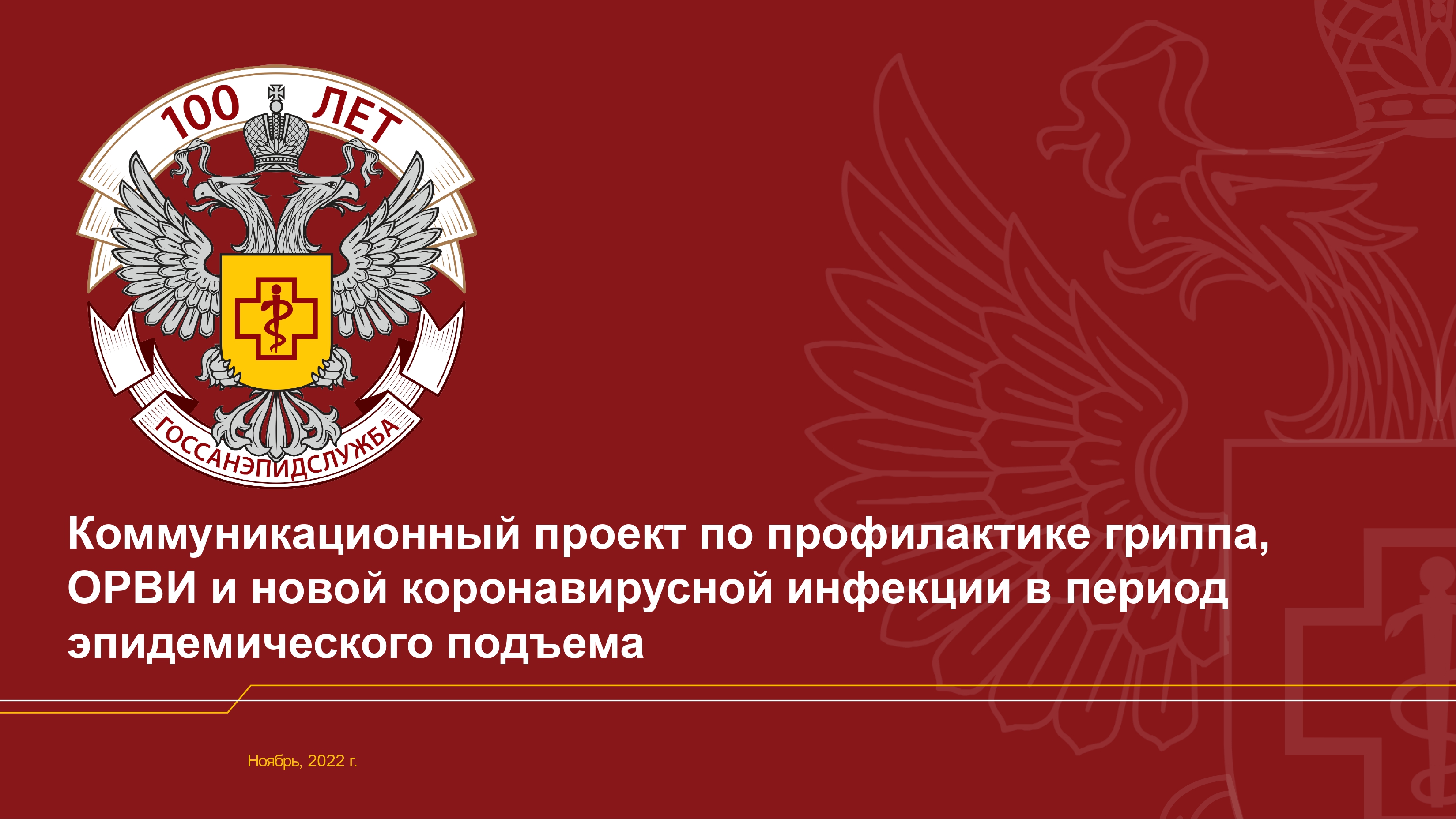 Коммуникационный проект по профилактике гриппа, ОРВИ и новой короновирусной инфекции в период эпидемического подъема.