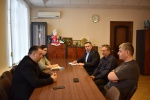 На прошлой неделе глава Ртищевского района Александр Жуковский встретился с директором ООО «Волжская перо-пуховая фабрика» Алексеем Дорогавцевым. На прошлой неделе глава Ртищевского района Александр Жуковский встретился с директором ООО «Волжская перо-пуховая фабрика» Алексеем Дорогавцевым.
